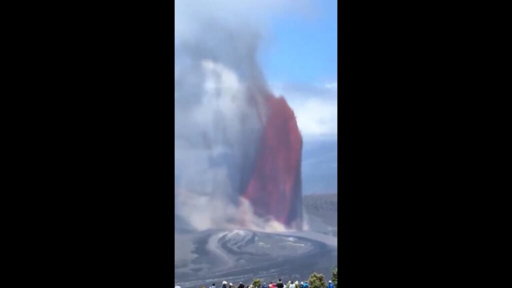 Más de 90 metros de lava. Erupción de volcán Kīlauea en Hawai
