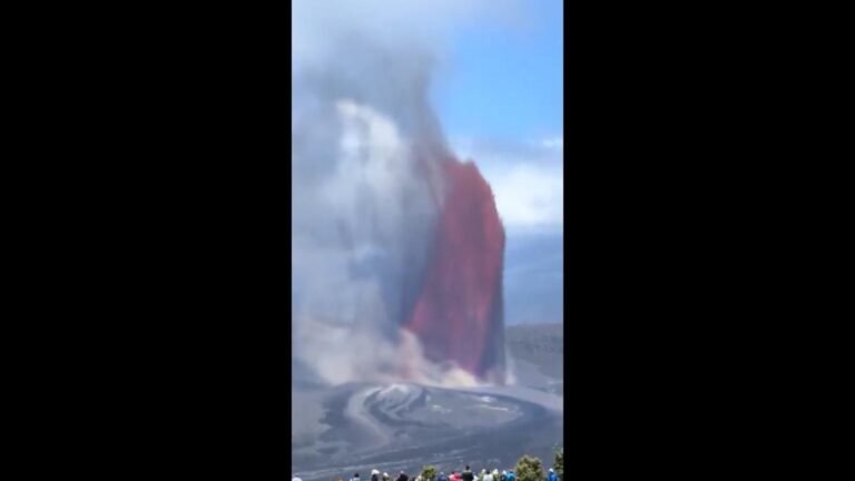 Más de 90 metros de lava. Erupción de volcán Kīlauea en Hawai