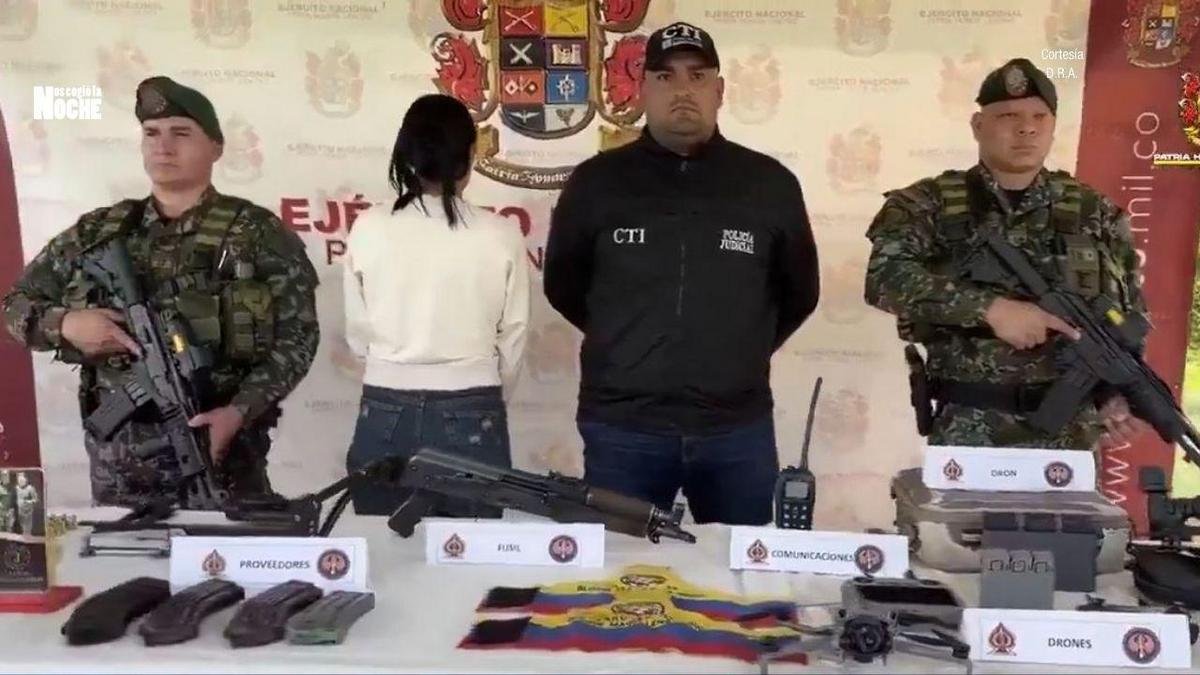 Cae alias ‘La Mona’, presunta operadora de drones y explosivista de las disidencias en Antioquia