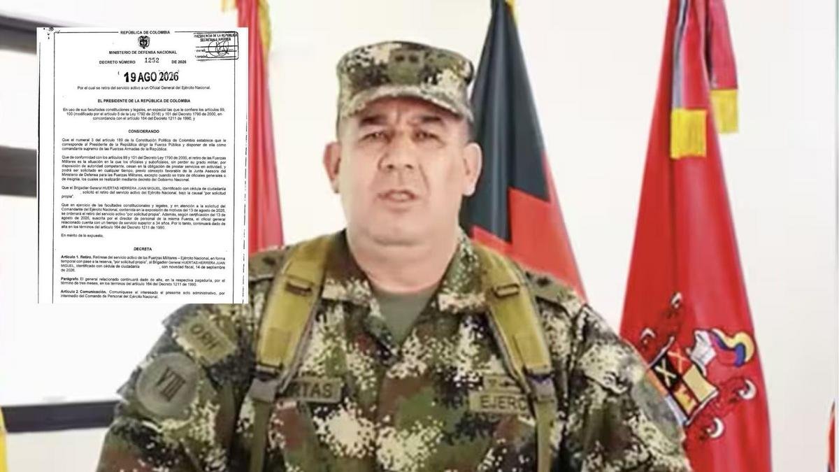 General Huertas sale del Ejército tras investigaciones por presuntas filtraciones