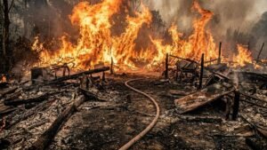 Hay alerta en Gualanday, Tolima, por un incendio forestal que se registra en inmediaciones del Cenop, la Escuela Internacional de Entrenamiento de la Policía de Colombia. Las llamas avanzan y generan preocupación entre los habitantes de la zona. Se requiere atención urgente para evitar que el fuego siga propagándose y alcance viviendas o instalaciones cercanas.