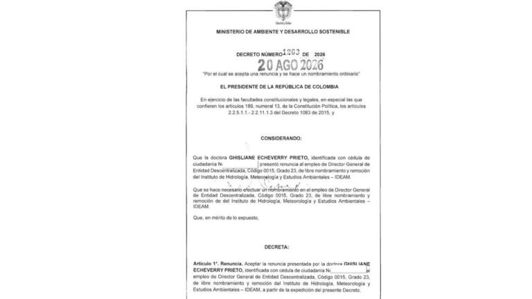 Abelardo De La Espriella nombra nuevo director del Ideam