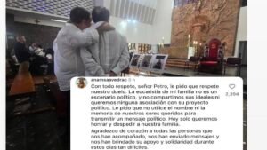 Polémica por visita de Petro al funeral de la familia de las trillizas