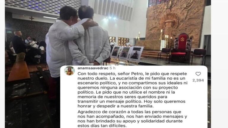 Polémica por visita de Petro al funeral de la familia de las trillizas