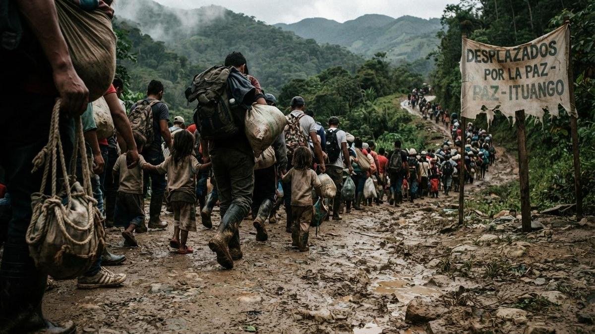 Enfrentamientos armados provocan desplazamiento en Ituango