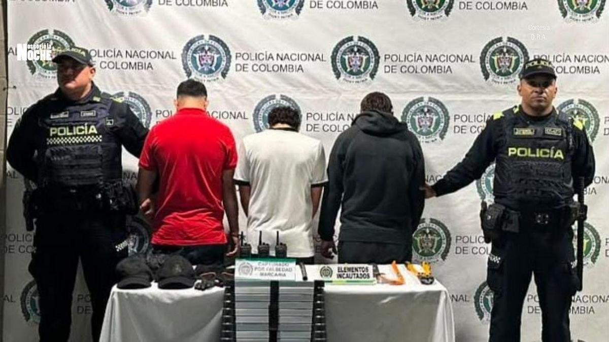 Tres capturados por presunto hurto a una vivienda en El Campestre