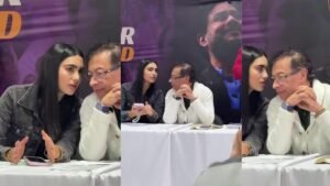 Reaparece junto a Petro Gabriela Muñoz, implicada en el escándalo de la Aerocivil