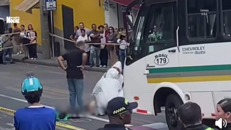 Adulto mayor murió atropellado por un bus en inmediaciones del Parque de Bello