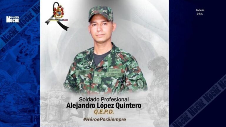Ataque con explosivos lanzados desde un dron deja un soldado muerto y tres heridos en Cauca