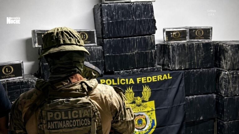 Cocaína que salió desde Colombia hacia Europa fue incautada en Brasil: hay 9 capturados