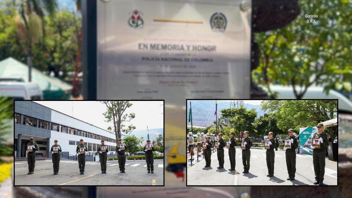 13 policías murieron en el atentado de Amalfi: un año después, su memoria sigue presente en Antioquia