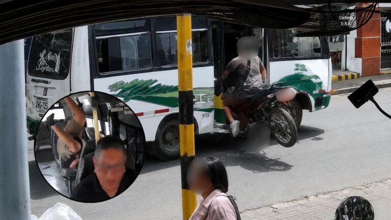 Motociclista se salvó de milagro en un accidente que se hizo viral por esta particular imagen