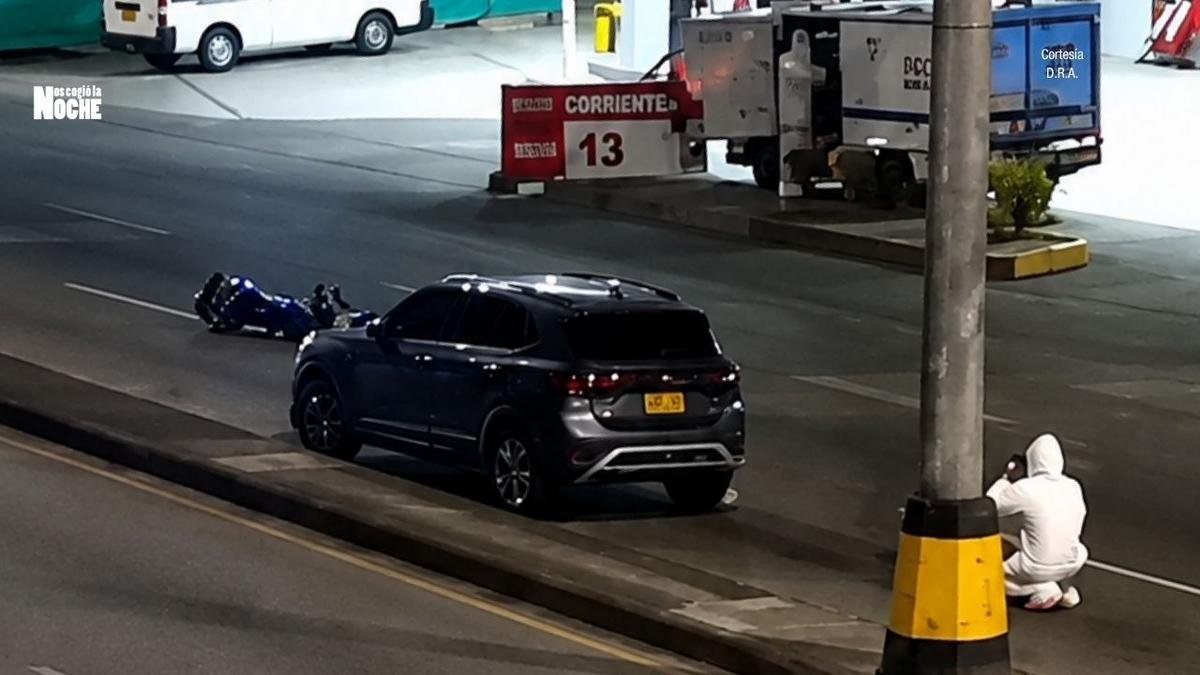 Un motociclista perdió la vida en un grave accidente en la Autopista Medellín Bogotá