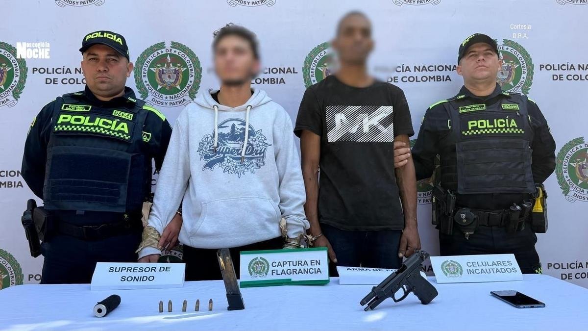 Capturan a dos presuntos responsables del homicidio de un funcionario del INPEC en Itagüí