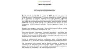 Funcionarios de la justicia donarán un día de salario para ayudar a damnificados por el terremoto