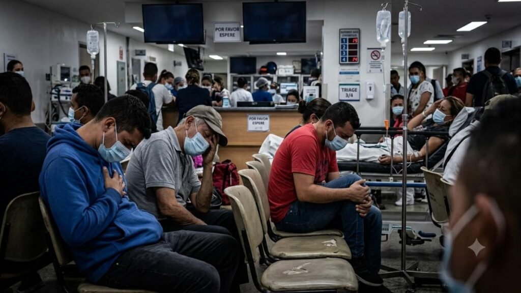 Colapsan las urgencias en Medellín: Hospital San Vicente reporta ocupación superior al 300 %