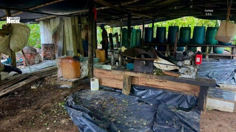 En el Guaviare destruyen laboratorio con 1.380 galones de pasta base de coca
