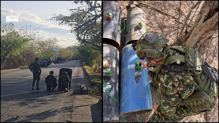 Neutralizan cinco explosivos en la vía Panamericana y evitan una posible tragedia en Cauca