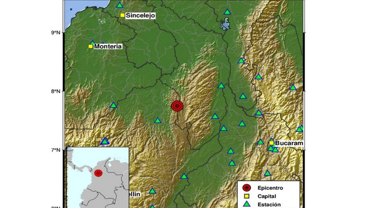 Nuevo sismo se registró en Bolívar