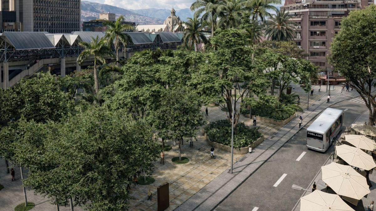 Parque Berrío ya supera el 65 % de avance en su transformación