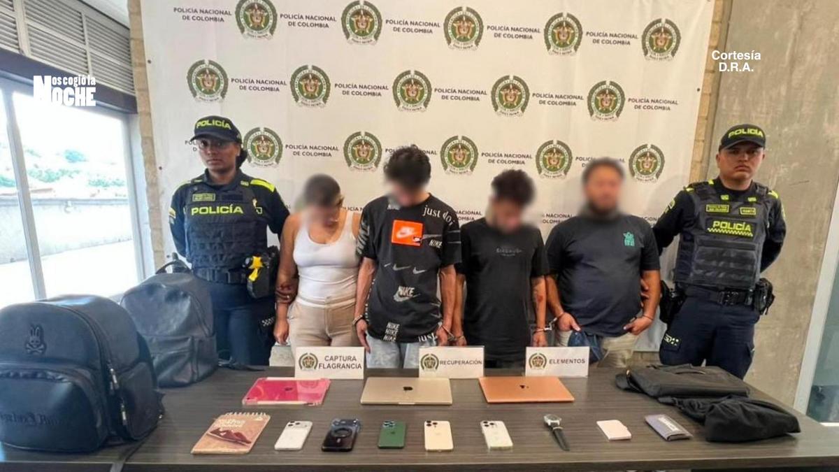 Cámaras de seguridad permitieron capturar a seis personas señaladas de participar en dos hurtos