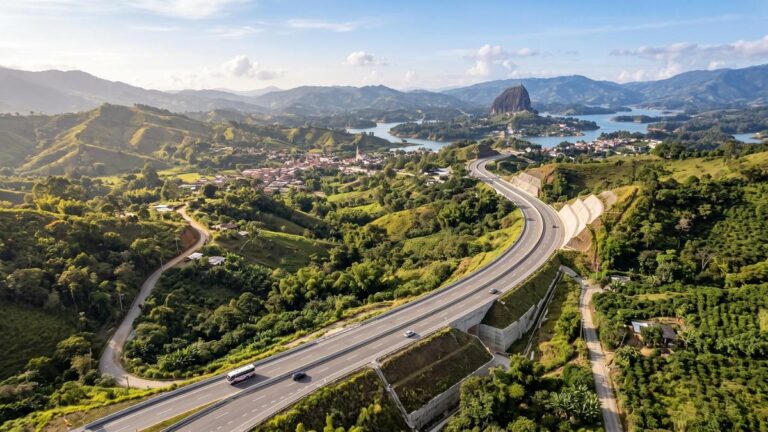Antioquia proyecta nueva vía de 16 km para conectar El Santuario con Guatapé en menos de 20 minutos