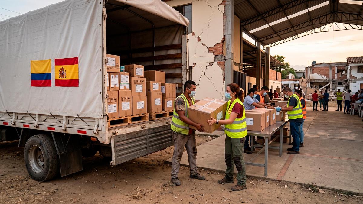 España dona 95.248 medicamentos a Colombia tras el terremoto: la ayuda supera los 350.000 euros