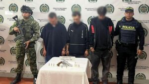 Tres hombres fueron capturados tras una balacera reportada en zona urbana de Urrao