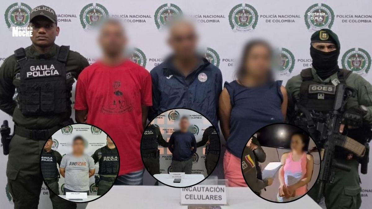 Los seis capturado recaudarían hasta 200 millones al mes en extorsiones en Antioquia