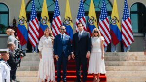 Estas son las primeras imágenes de Marco Rubio y el presidente Abelardo en Baranquilla