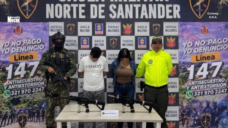 Frenan envío de fusiles a Ocaña y capturan a dos hombres en un barrio de Cúcuta