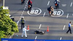 Trágico accidente en Envigado dejó un joven motociclista muerto