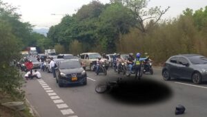 Accidente fatal genera congestión en la Avenida Regional de Medellín