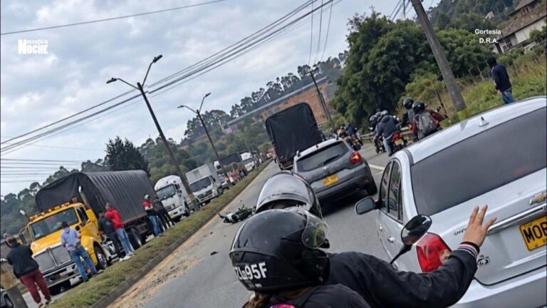 Un hombre se mató en su motocicleta cuando perdió el control en una importante vía de Antioquia