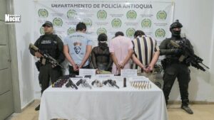 Incursión policial en Yolombó dejó tres capturas y varios elementos incautados