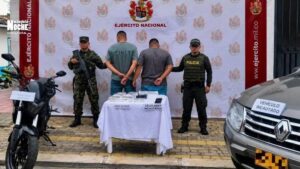 Los capturaron con varios kilos de base de pasta de coca en un municipio antioqueño