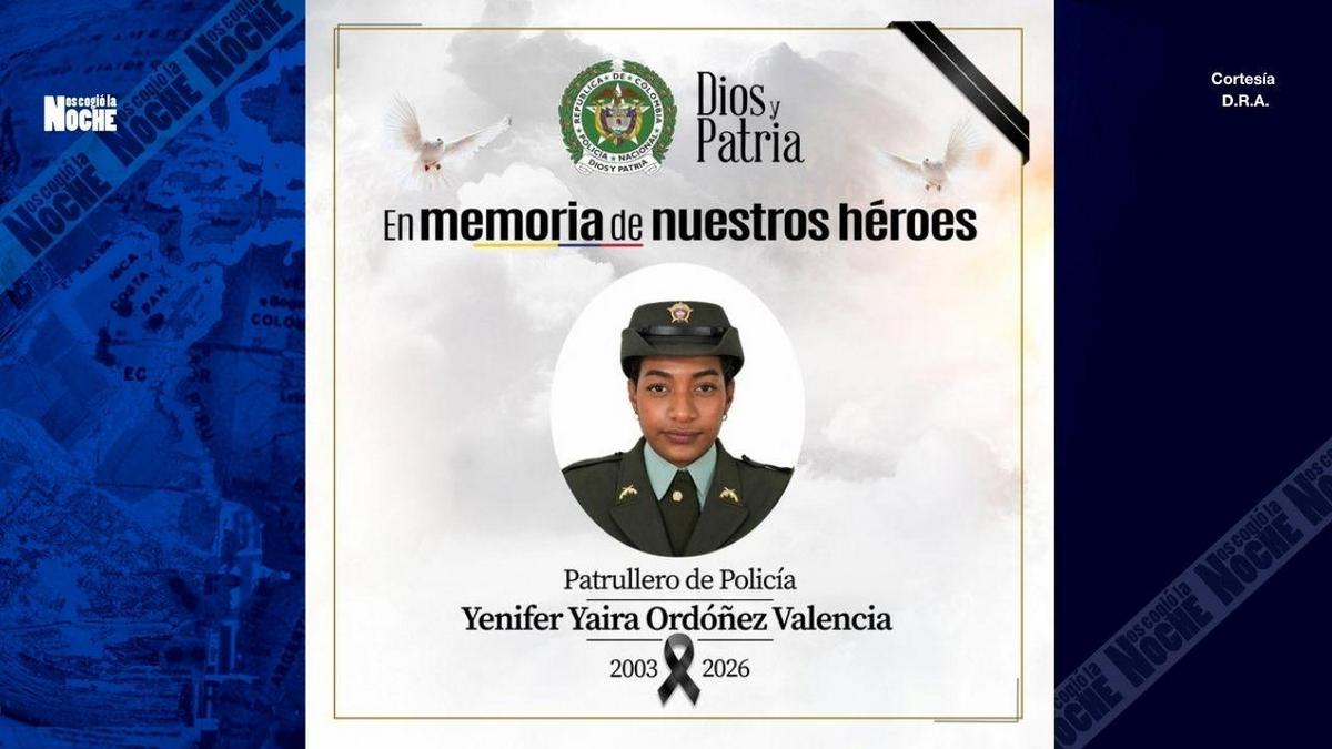 Asesinaron a una patrullera en Nariño estando indefensa