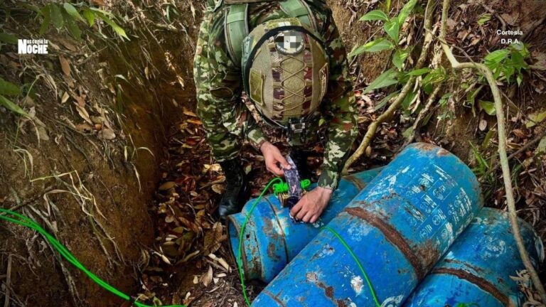Intentaron atacar a la comunidad de Tibú con este peligroso dispositivo: la Fuerza Pública lo neutralizó