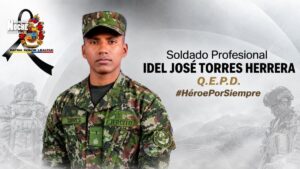 El Ejército exige que devuelvan el cuerpo de un soldado que murió en combates en el Cauca y cuyo cuerpo fue retirado del lugar