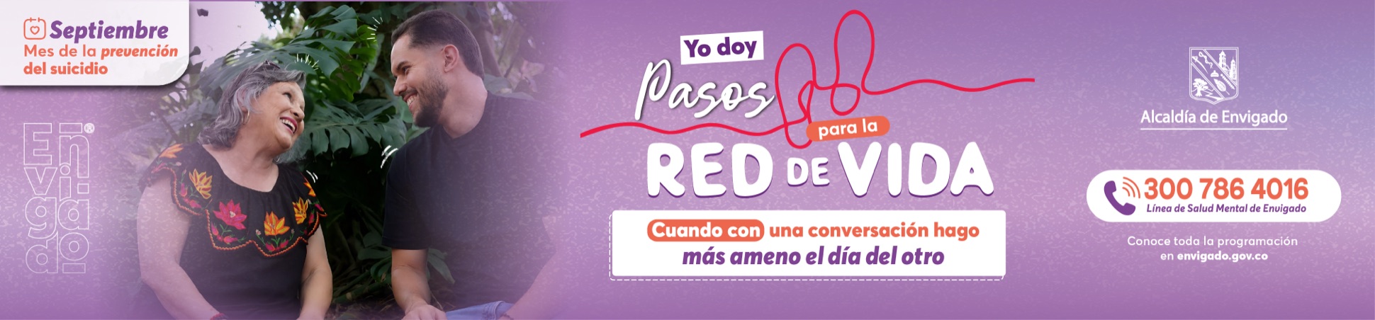 Municipio de Envigado: la prevención del suicidio es una red para cuidar la vida