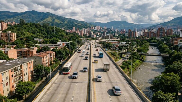 Medellín: vía elevada busca agilizar el tráfico en la Regional