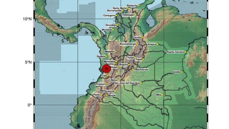Volvió a temblar en Colombia: magnitud 4,5