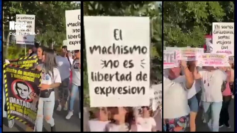 ¿Matador, enemigo de las mujeres en Pereira? Indignados con el caricaturista salieron a marchar