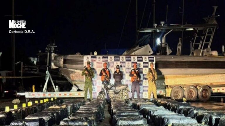 Más de tres toneladas de droga incautadas y nueve capturados: así fueron los operativos de la Fuerza Pública.