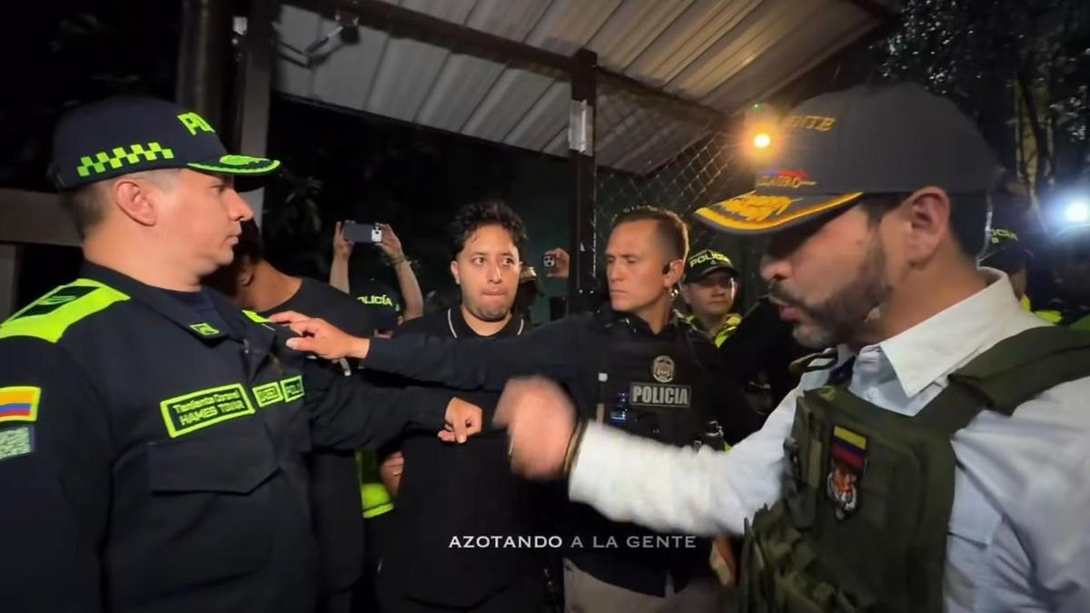 "Van a saber lo duro que muerde el tigre": Abelardo sorprendió en operativo matutino en Medellín