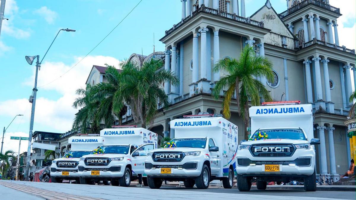 Chocó recibe nueve ambulancias por $2.784 millones y el Gobierno anuncia nuevos hospitales