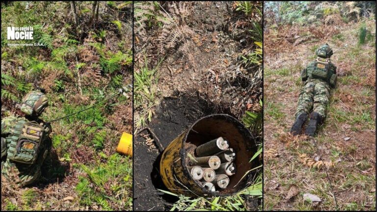 25 explosivos fueron destruidos en menos de 48 horas en el Cauca