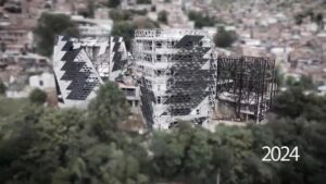 Tras años de abandono, así quedó el Parque Biblioteca Santo Domingo Savio