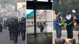 Vandalismo y disturbios durante las marchas en Colombia: Bogotá, Medellín, Popayán, Ibagué y otras ciudades reportaron incidentes