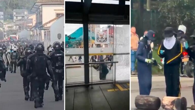 Vandalismo y disturbios durante las marchas en Colombia: Bogotá, Medellín, Popayán, Ibagué y otras ciudades reportaron incidentes